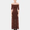 Long dress in lace