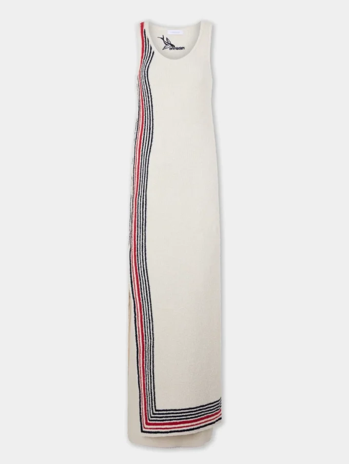 Long dress in terry jersey