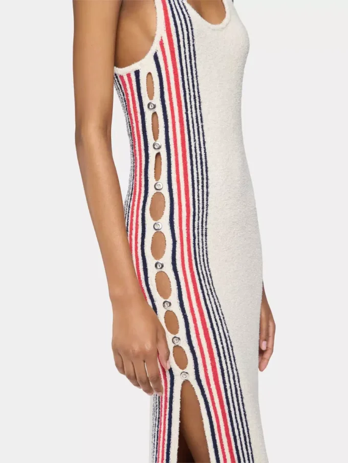 Long dress in terry jersey