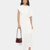 Long dress with ruched details