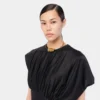 Long dress with ruched details