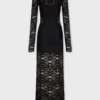 Long lace dress