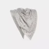 Metallic chainmail scarf