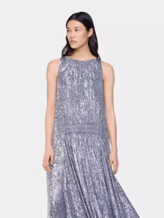 Midi dress in sequins