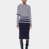 Midi dress in wool