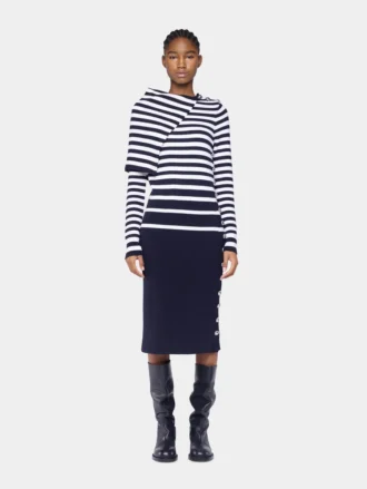 Midi dress in wool