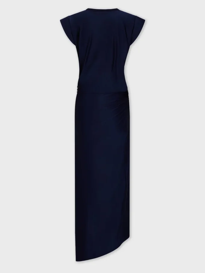 Midi piercing jersey dress