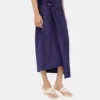 Midi piercing jersey skirt
