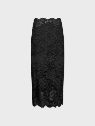 Midi skirt in lace