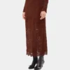 Midi skirt in lace