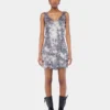 Mini dress in assembly
