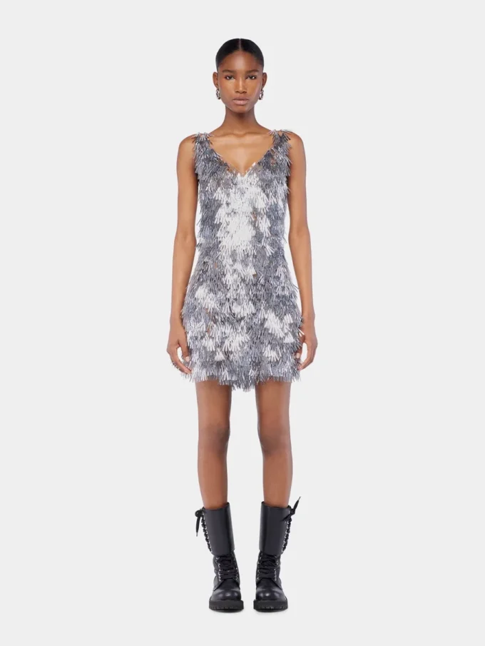 Mini dress in assembly