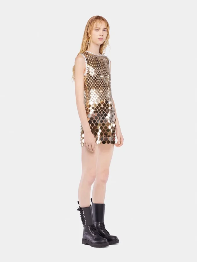 Mini dress in assembly