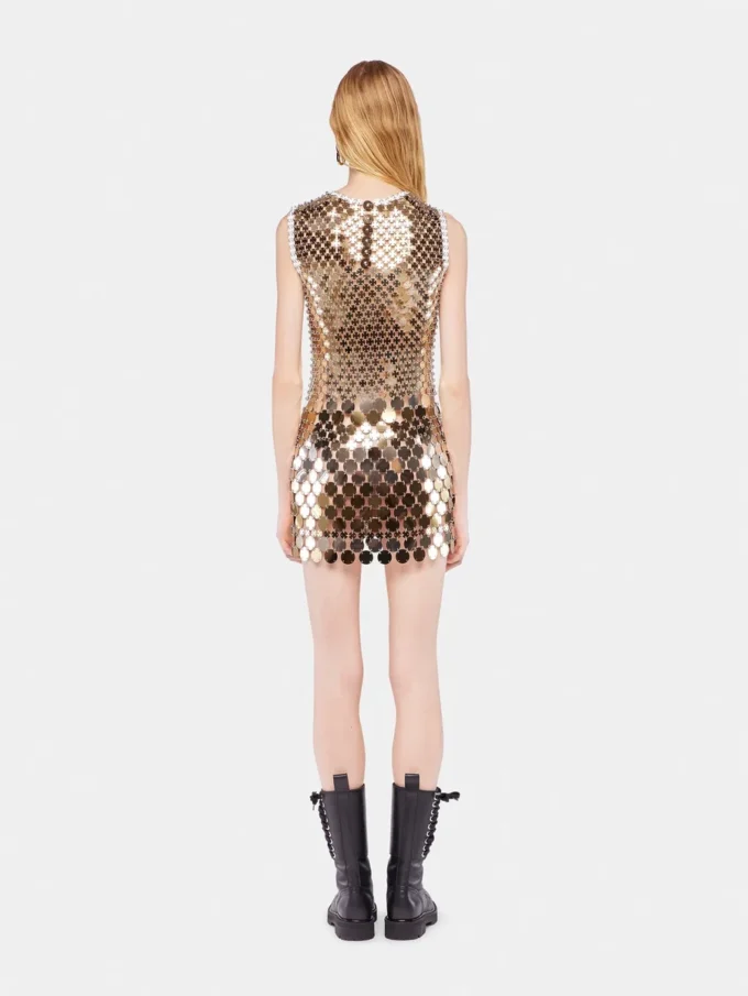 Mini dress in assembly