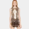 Mini dress in assembly
