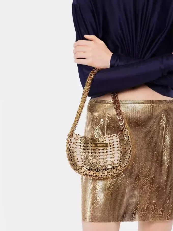 Moon reversible Flip bag in leather