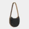 Moon reversible Flip bag in leather