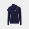 Navy sweater in wool