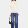 Off white sweater in wool