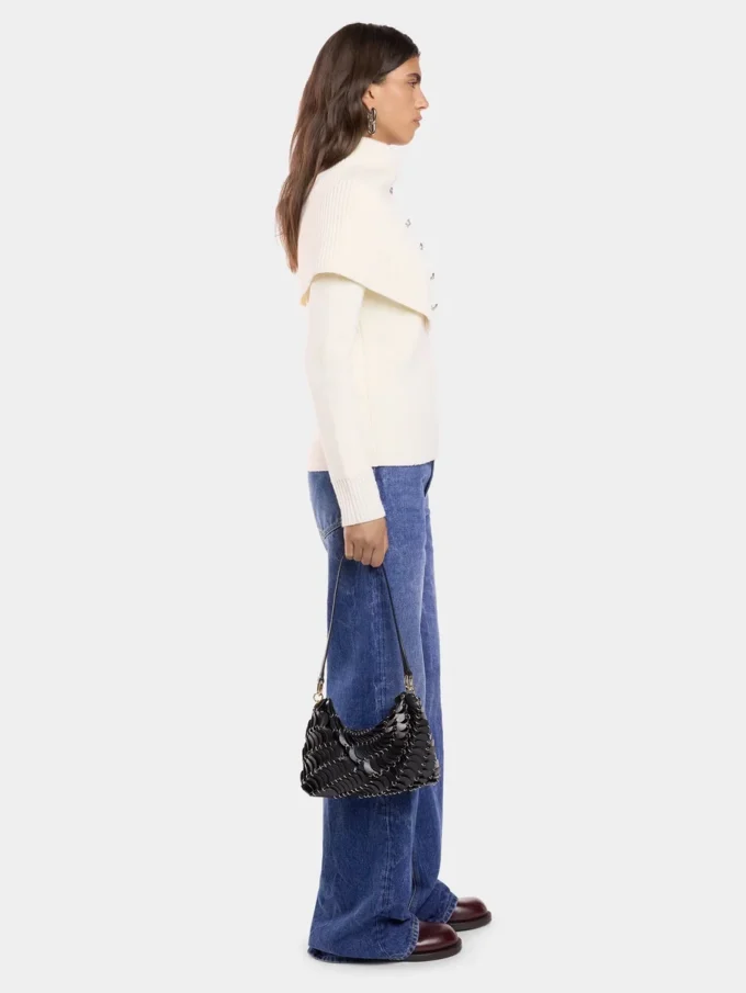 Off white sweater in wool