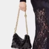 Paco night leather bag
