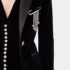Pin charm with strass