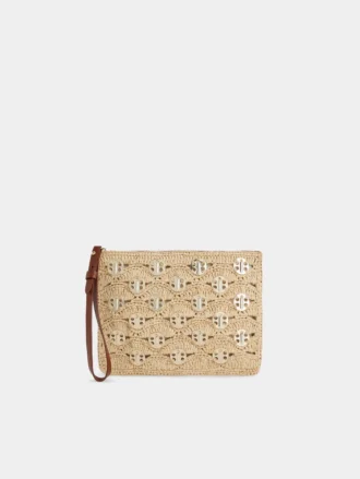 Pouch in raffia Pouch in raffia