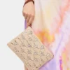 Pouch in raffia