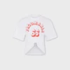 Printed cotton piercing t-shirt