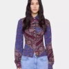 Printed jersey shirt