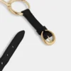 Ring leather belt