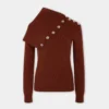 Rust sweater in wool