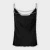 Satin top with thin straps