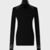 Second-skin jersey top