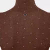 Second-skin turtleneck top in wool