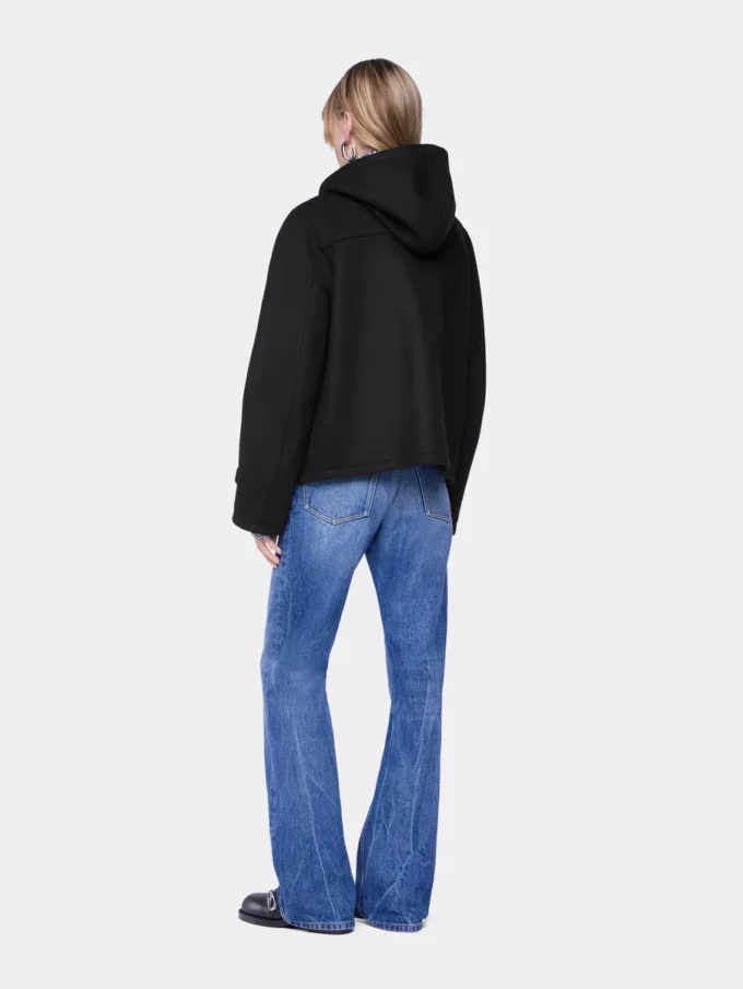 Short coat in wool