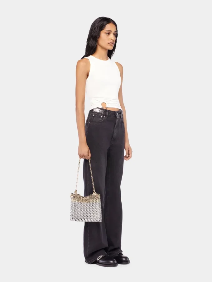 Signature black jeans with 1969 discs