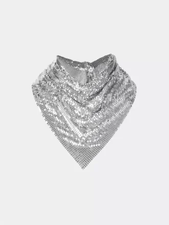 Silver chainmail Scarf