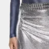 silver draped skirt in chainmail silver draped skirt in chainmail