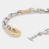 Silver/gold XL link belt