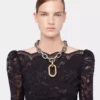 Silver/gold XL link necklace
