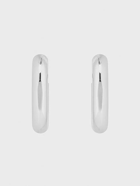 Silver XL Link earrings Silver XL Link earrings