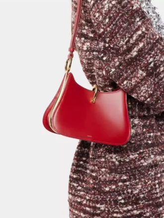 Small ring leather bag