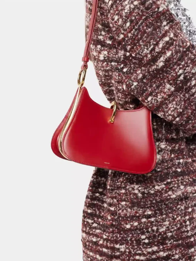 Small ring leather bag