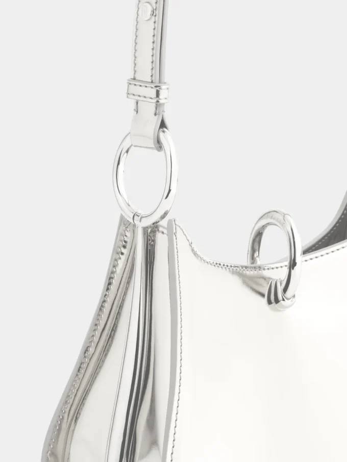 Small ring leather bag
