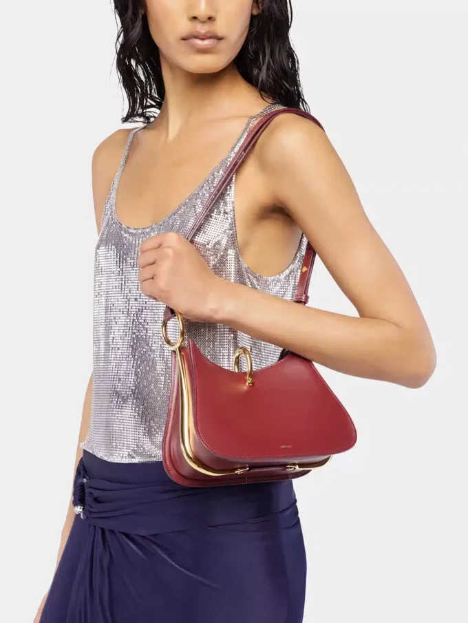 Small Ring leather bag