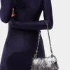 Sparkle nano metallic fur bag