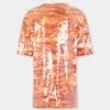 T-shirt mini dress in cotton and sequins