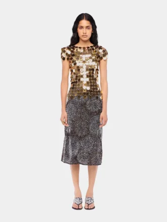 The gold Sparkle disc top