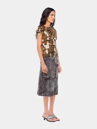 The gold Sparkle disc top